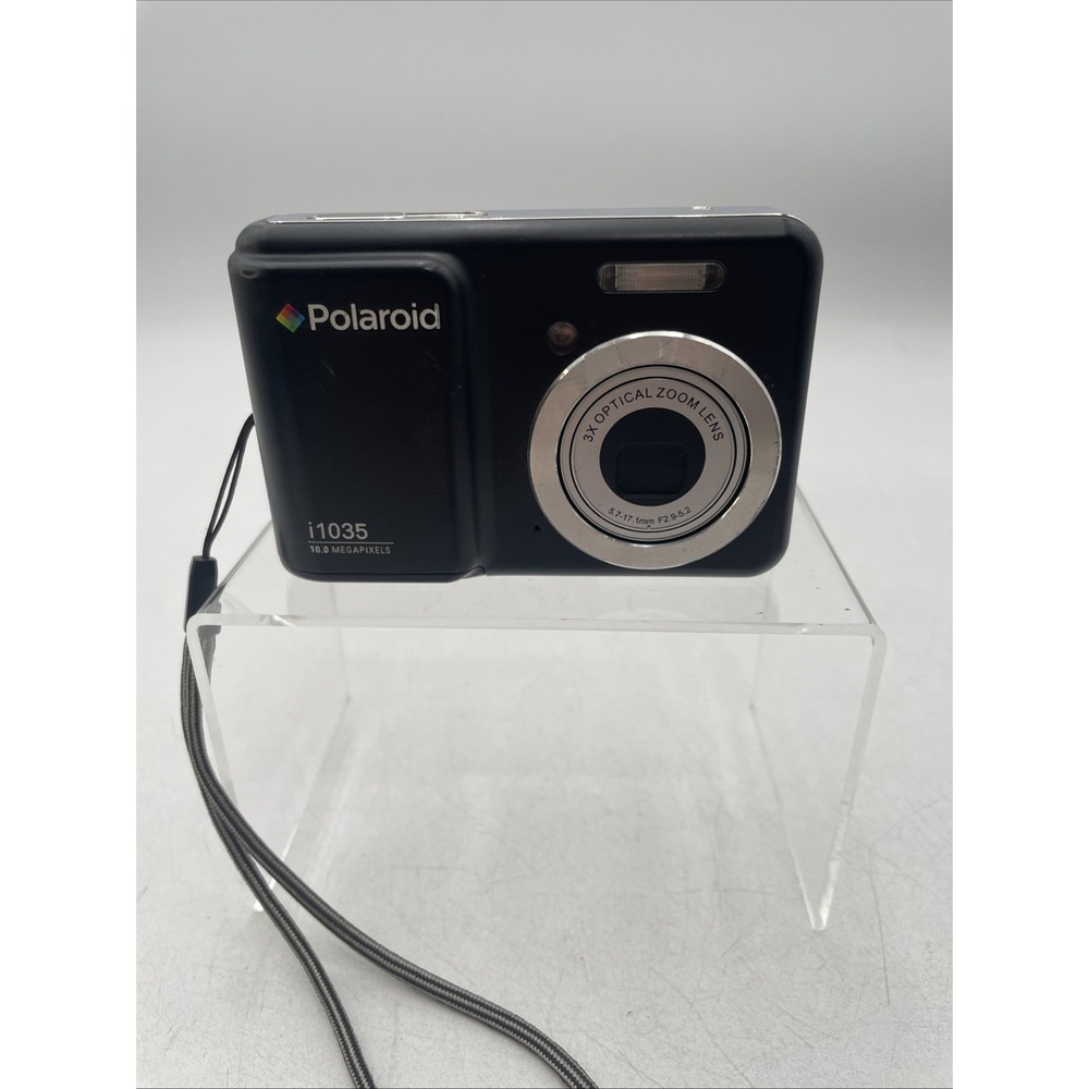 Polaroid i1035 Compact Digital Camera 10MP 3X Zoom+Battery+SD Card